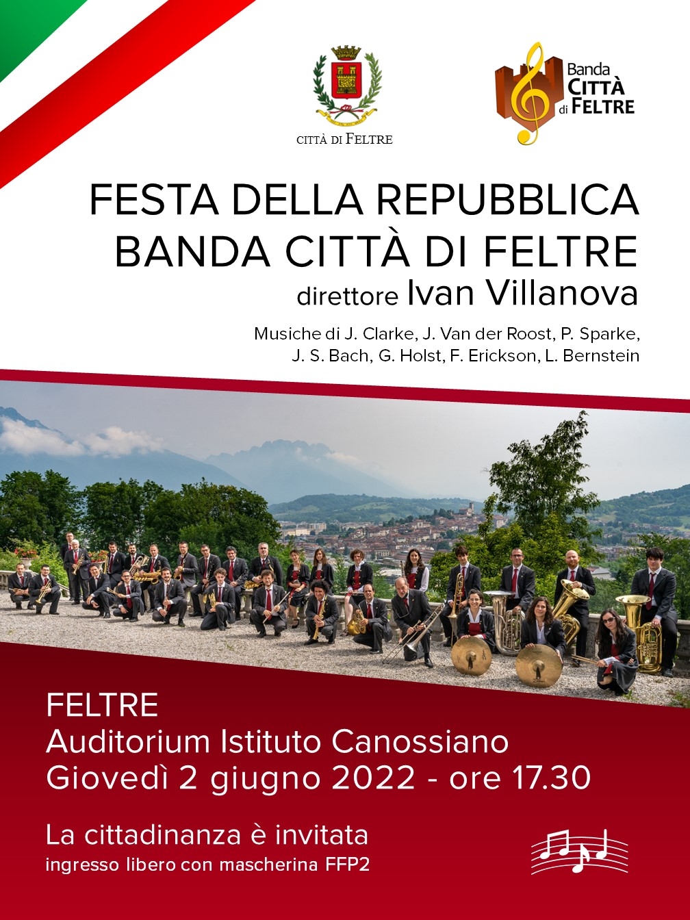 Banda Citta Feltre Locandine 2022 06 02