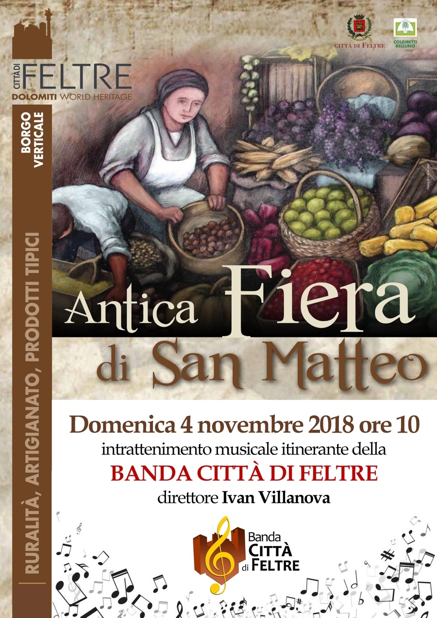 Banda Citta Feltre Locandine 2018 11 04 Fiera San Matteo